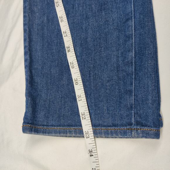 Peter Miller Vintage Wash Straight Leg Jeans Dark Blue Stretch 33x33 Tailored - Picture 11 of 11